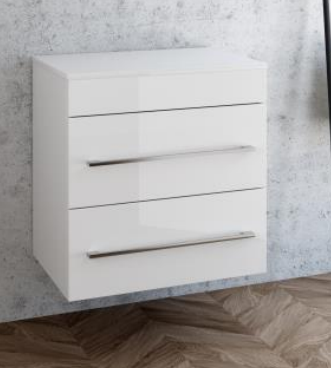 Ikon 600 White Gloss Wall Unit