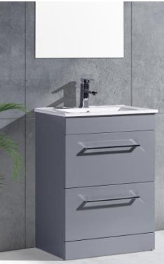 Siren 500 Pebble Grey  Floor Unit & Basin (Matt)