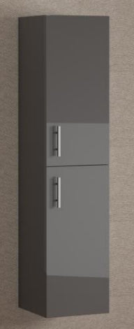Sorento Grey Gloss  Wall Tallboy