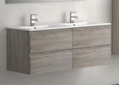 Viena 1200 Grey Double Wall Unit