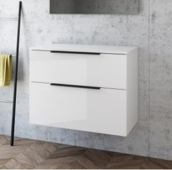 Galsaky 800 White Gloss  Wall Unit