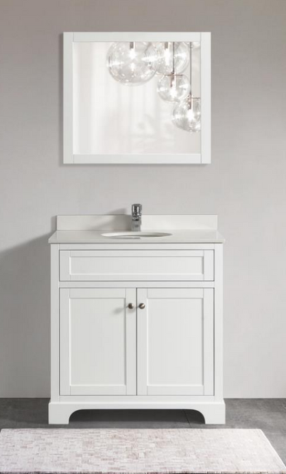 Adare 800 Matt White Mirror