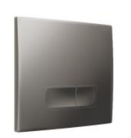Dual Flush Plate (Matt Chrome)