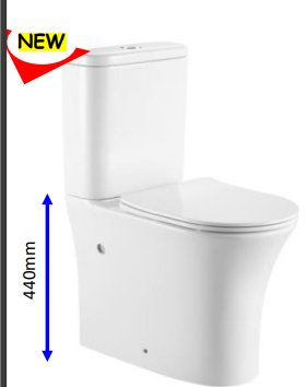 Load image into Gallery viewer, Ava Comfort Rimless Height Pan &amp; Seat
