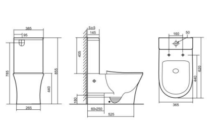 Ava Comfort Rimless Height Pan & Seat