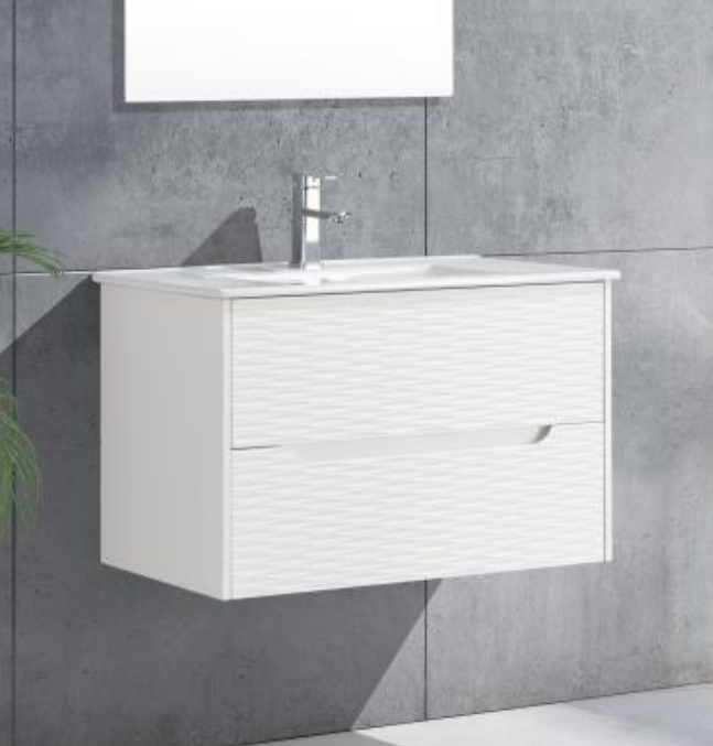 Lili 800 Matt White Wall Unit