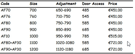 Aero Bifold Door