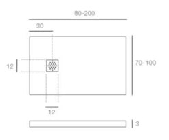 Load image into Gallery viewer, Slate Shower Trays

