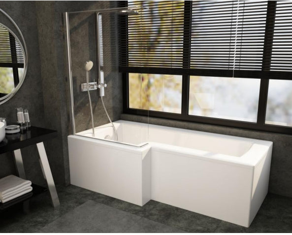 Load image into Gallery viewer, L Shaped Shower Bath
