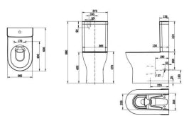 Comfort Hight Toilets (City)