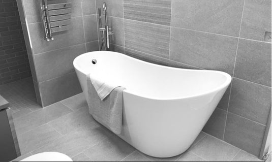 Barcelona Single Ended Slipper Bath  (including click clack waste & overflow)