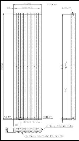 Load image into Gallery viewer, Fahrenheit Vertical Radiators
