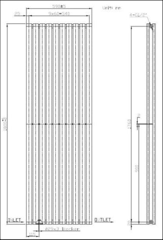Fahrenheit Vertical Radiators