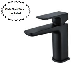 Delta Black Mono  Basin Mixer