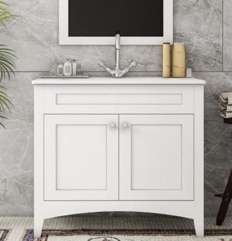 Appleby 800 Matt White Unit