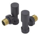 Anthracite  Angled Rad  Valves