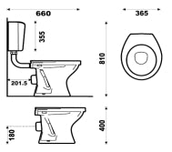 Open Back Toilets (Rapido)