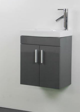 Tidy 460 Grey Gloss Wall  Unit & Basin (Tidy Range)